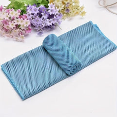 Quick Dry Ice Silk Gym Towel for Outdoor Fitness