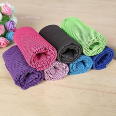 Quick Dry Ice Silk Gym Towel for Outdoor Fitness