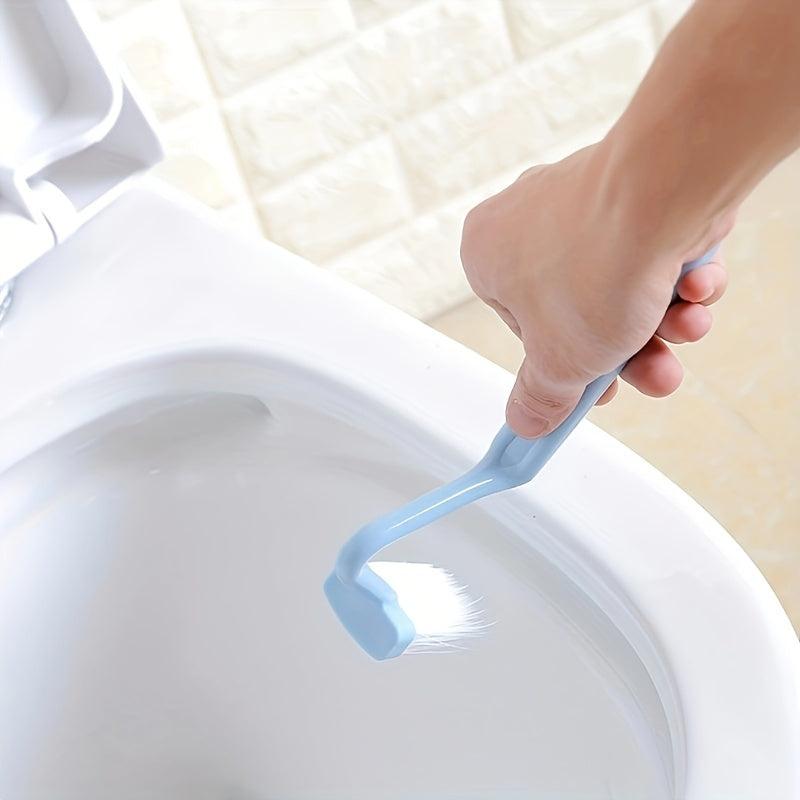S Shaped Plastic Toilet Brush With Long Handle