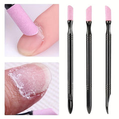 Quartz Stone Scrub Nail Cuticle Remover Dead Skin Nail Art Trimmer