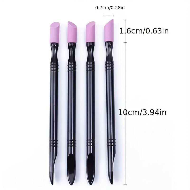 Quartz Stone Scrub Nail Cuticle Remover Dead Skin Nail Art Trimmer