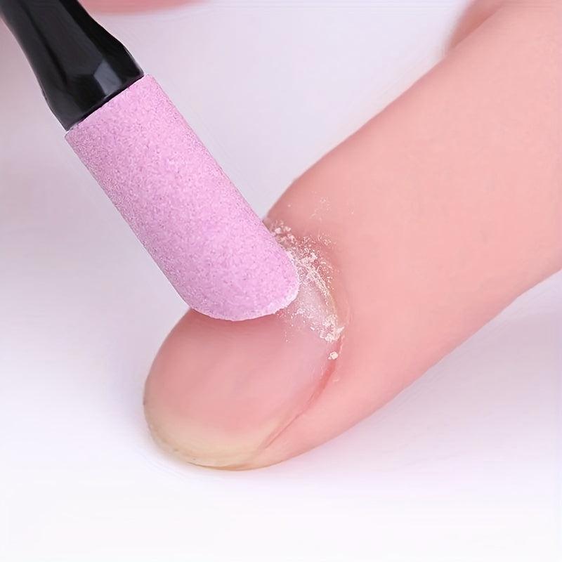 Quartz Stone Scrub Nail Cuticle Remover Dead Skin Nail Art Trimmer