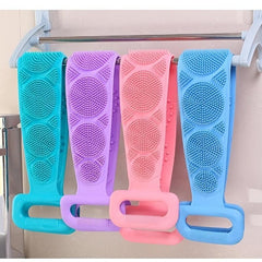 Plastic Body Brush Exfoliating Silicone Back Washer