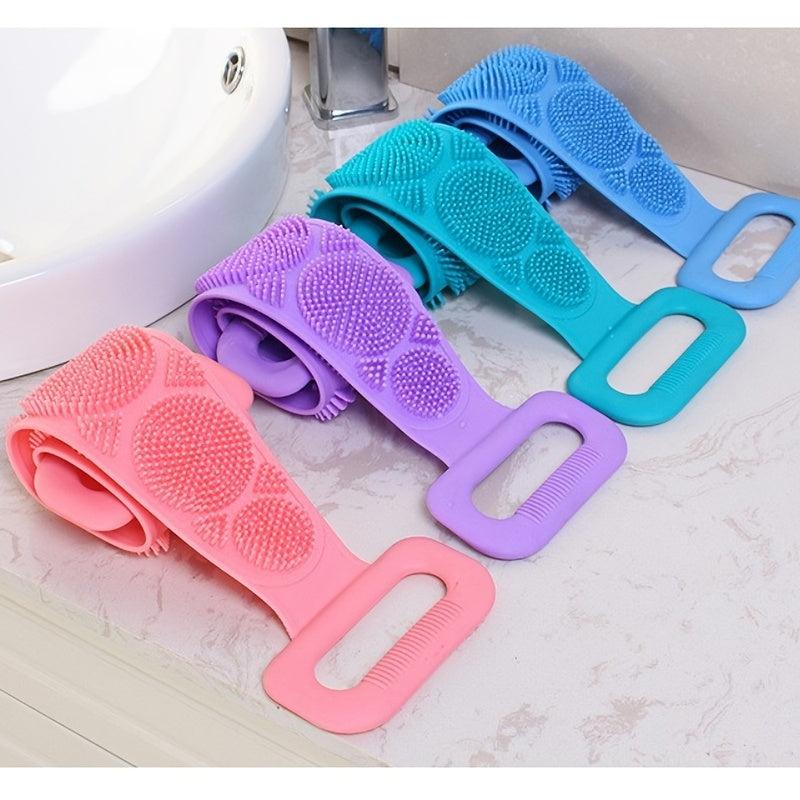 Plastic Body Brush Exfoliating Silicone Back Washer