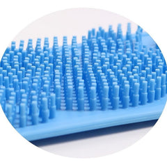 Plastic Body Brush Exfoliating Silicone Back Washer