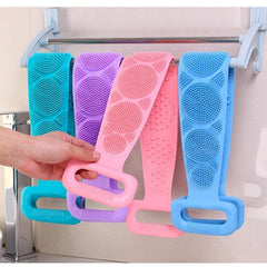 Plastic Body Brush Exfoliating Silicone Back Washer