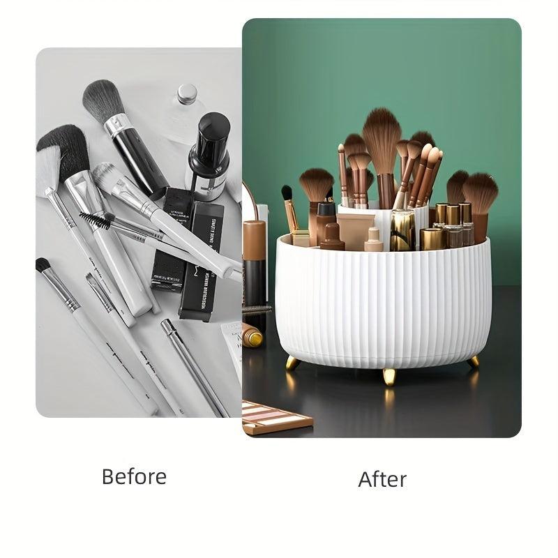 Desktop Rotating Cosmetic Storage Box Makeup Organizer