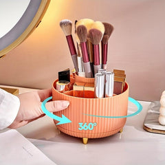 Desktop Rotating Cosmetic Storage Box Makeup Organizer