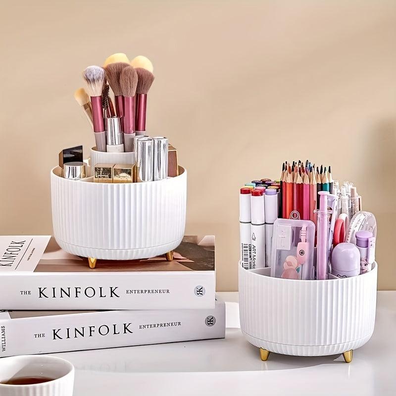 Desktop Rotating Cosmetic Storage Box Makeup Organizer