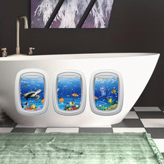 Underwater World Bathtub Appliques Ocean Pattern Stickers
