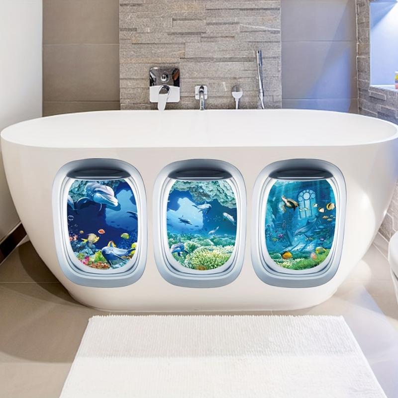 Underwater World Bathtub Appliques Ocean Pattern Stickers