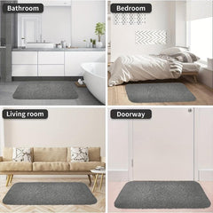 Soft Plush Floor Mat for Bathroom Bedroom Living Room