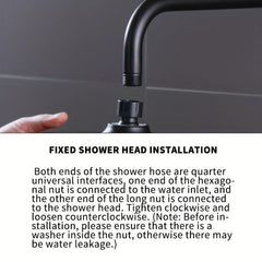 High Pressure Shower Head Square Spray Bathroom Accessories