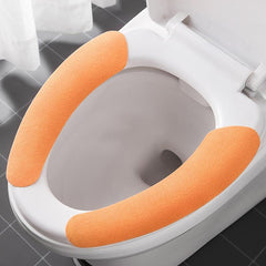 2pcs Washable Cartoon Toilet Seat Covers Non Slip Soft Mat