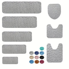 Memory Foam Quick Absorbent Washable Bath Mat Non slip Thickened