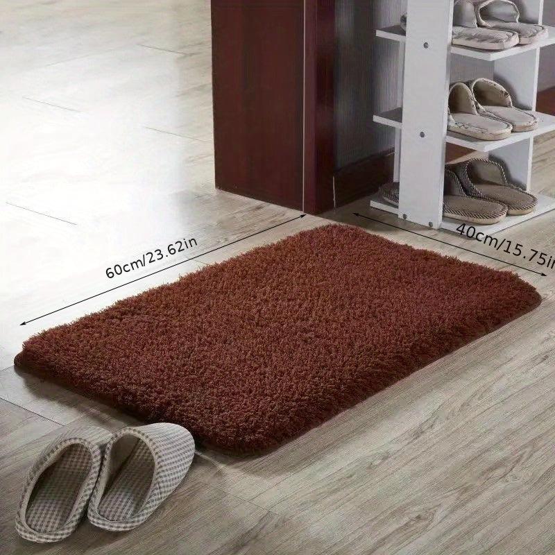 Thick Fluffy Floor Mat High Absorption Water Rug Anti skid Door Carpet