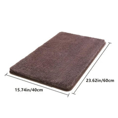 Thick Fluffy Floor Mat High Absorption Water Rug Anti skid Door Carpet