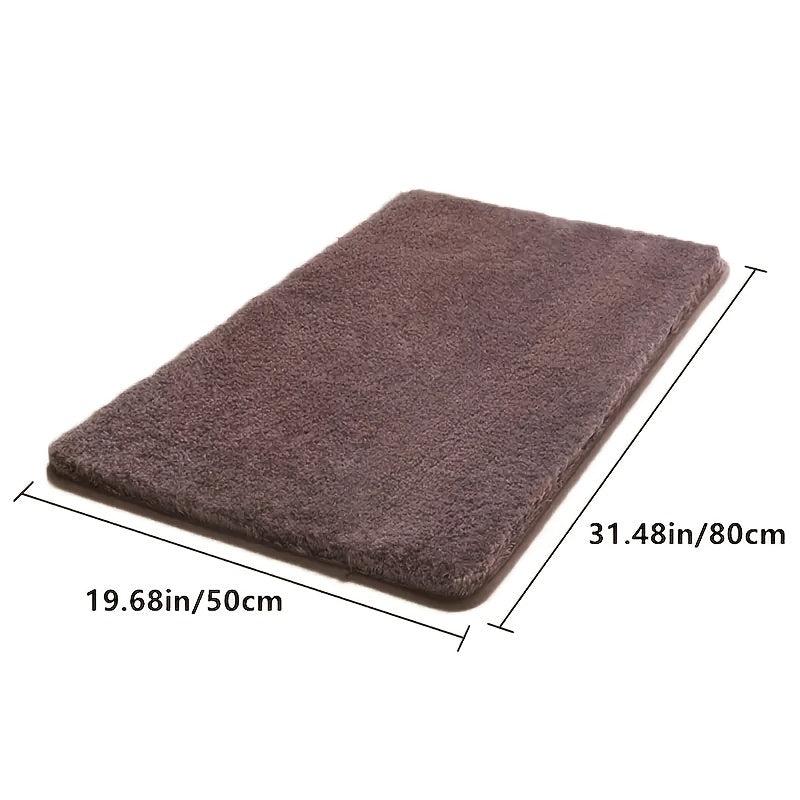 Thick Fluffy Floor Mat High Absorption Water Rug Anti skid Door Carpet