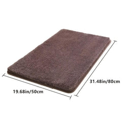 Thick Fluffy Floor Mat High Absorption Water Rug Anti skid Door Carpet