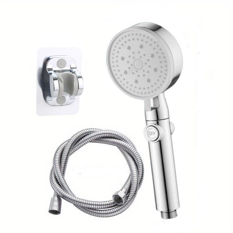 Adjustable High Pressure Shower Head Set with 5 Modes and Wall Mounted Bracket