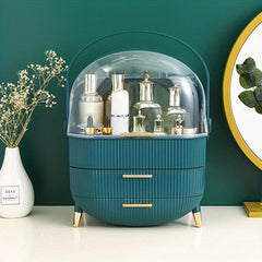 Makeup Drawer Organizer with Brush Holder & Pen Pencil Holder