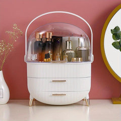 Makeup Drawer Organizer with Brush Holder & Pen Pencil Holder