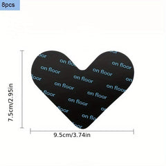 10pcs Reusable Carpet Mat Grippers Anti Slip Pads for Tile Wooden Flooring