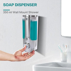 Wall Mounted Soap Dispenser 350ml Capacity Eco Friendly Bathroom Accessory