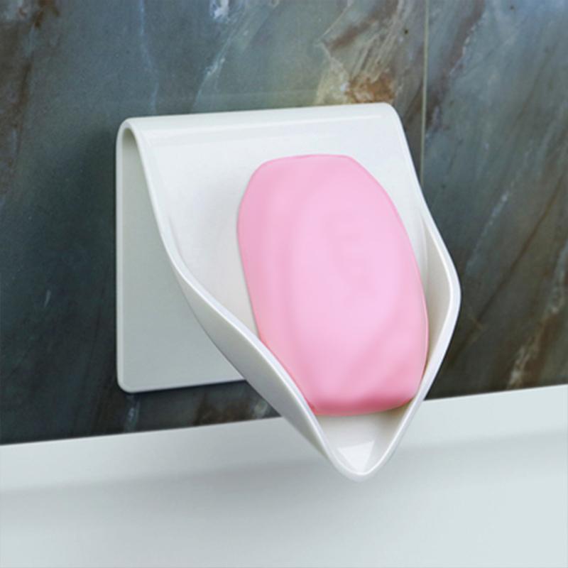 2pcs Bathroom Rack Soap Box Hanger Multifunctional Storage
