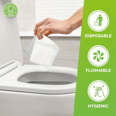 10pcs Disposable Toilet Seat Covers - Travel Flushable Seat Covers