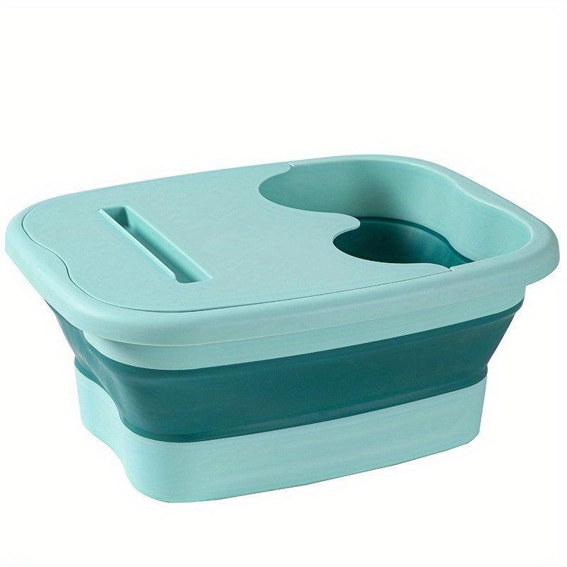 Foldable Foot Bath Bucket Massager Soaking Feet Basin