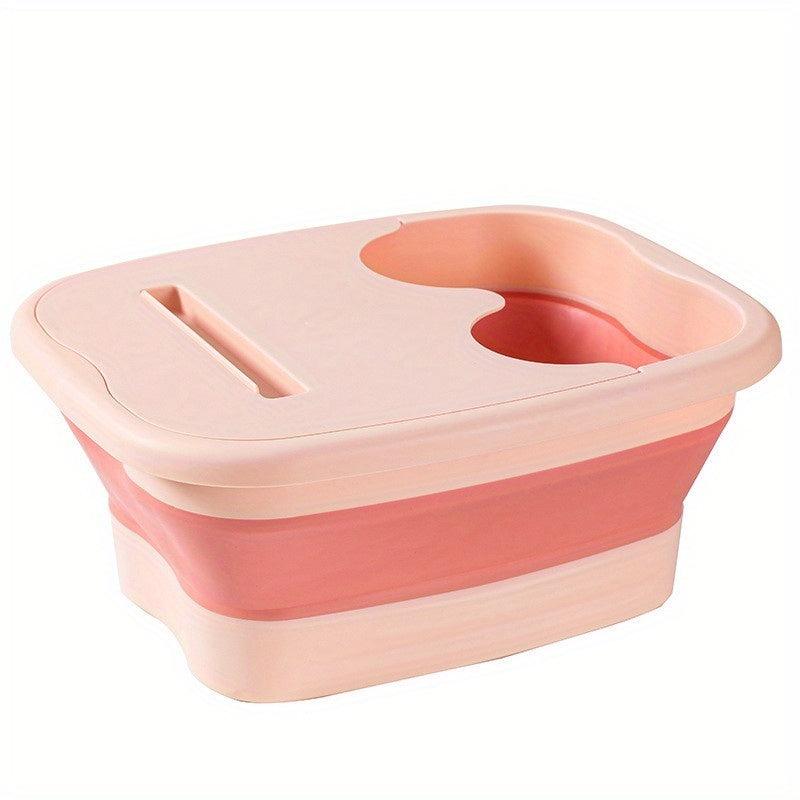 Foldable Foot Bath Bucket Massager Soaking Feet Basin