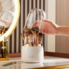 Makeup Brush Storage Container with Cover