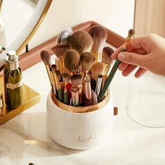 Makeup Brush Storage Container with Cover