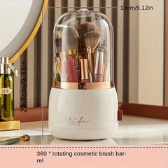 Makeup Brush Storage Container with Cover