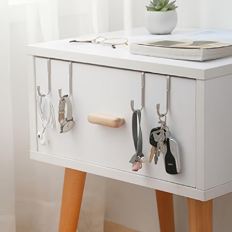 304 Stainless Steel Door Back Rack with Perforated for Towels and Clothes