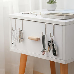 304 Stainless Steel Door Back Rack with Perforated for Towels and Clothes