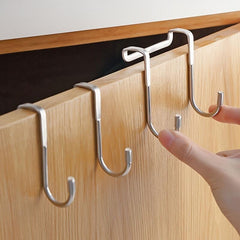 304 Stainless Steel Door Back Rack with Perforated for Towels and Clothes