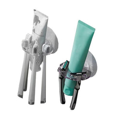2 pcs Transparent Wall Hanger for Toothbrush and Shaver