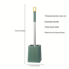 Long Handle Toilet Brush Set with Base Easy Cleaning Tool