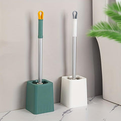 Long Handle Toilet Brush Set with Base Easy Cleaning Tool