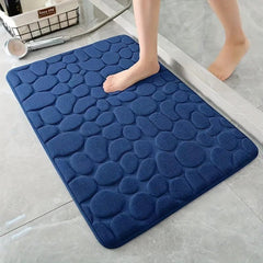 Quick Drying Memory Foam Bath Mat Non Slip Soft Comfortable Shower Carpet