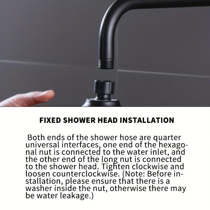 Large Round Shower Head 24 High Pressure Matte Rainfall Bathroom Accessories