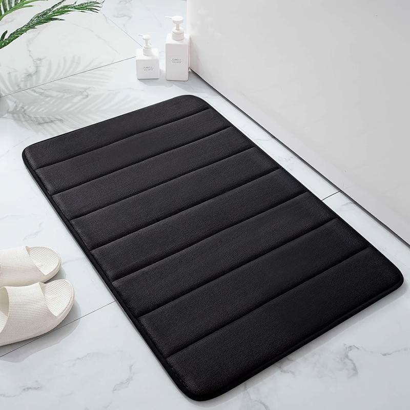Memory Foam Bath Mat Non Slip Bathroom Rugs Rubber Back Runner Mat