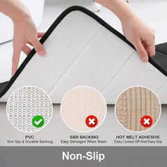 Memory Foam Bath Mat Non Slip Bathroom Rugs Rubber Back Runner Mat