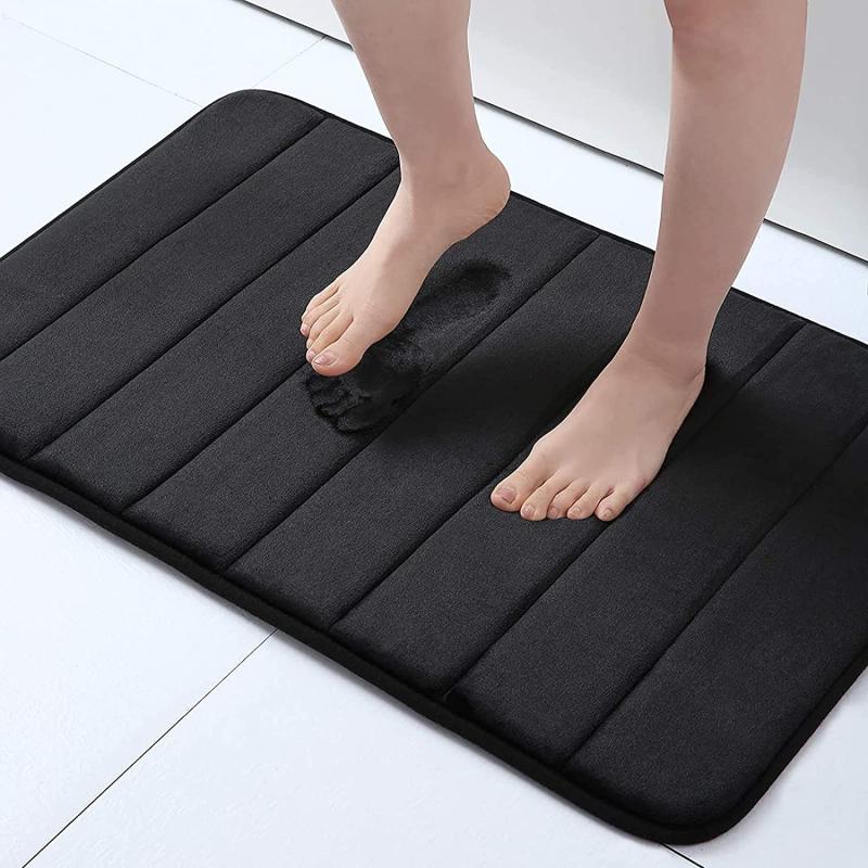 Memory Foam Bath Mat Non Slip Bathroom Rugs Rubber Back Runner Mat