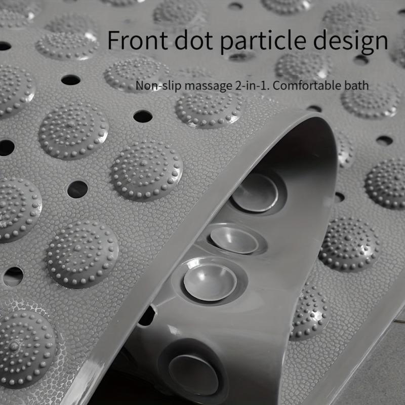 Non Slip Shower Mats With Suction Cups, Machine Washable, Bathtub Mats