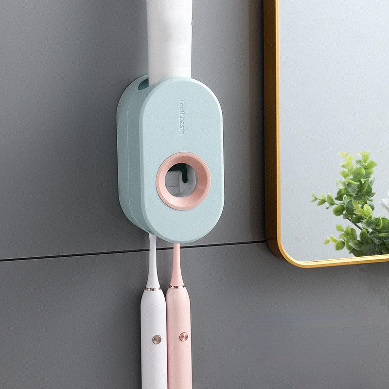 Automatic Toothpaste Dispenser Wall Mounted Bathroom Holder