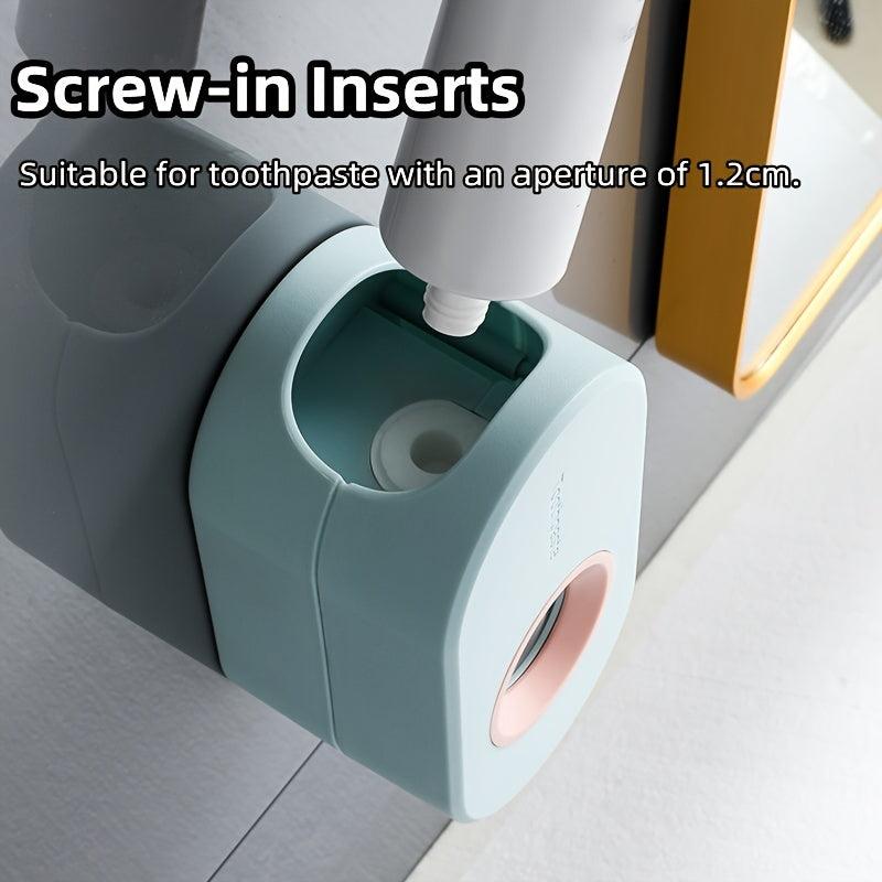 Automatic Toothpaste Dispenser Wall Mounted Bathroom Holder
