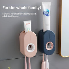 Automatic Toothpaste Dispenser Wall Mounted Bathroom Holder